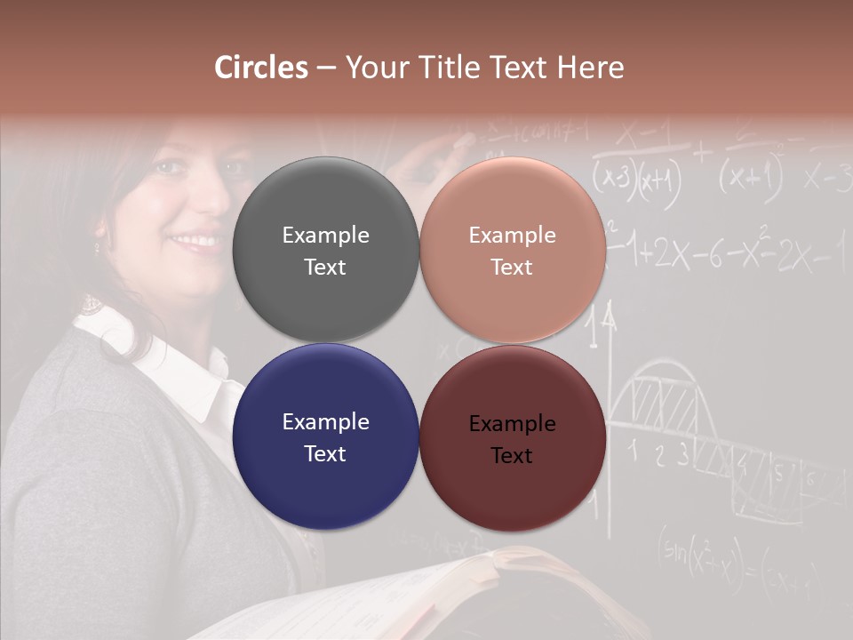 Worker Smile Teacher PowerPoint Template