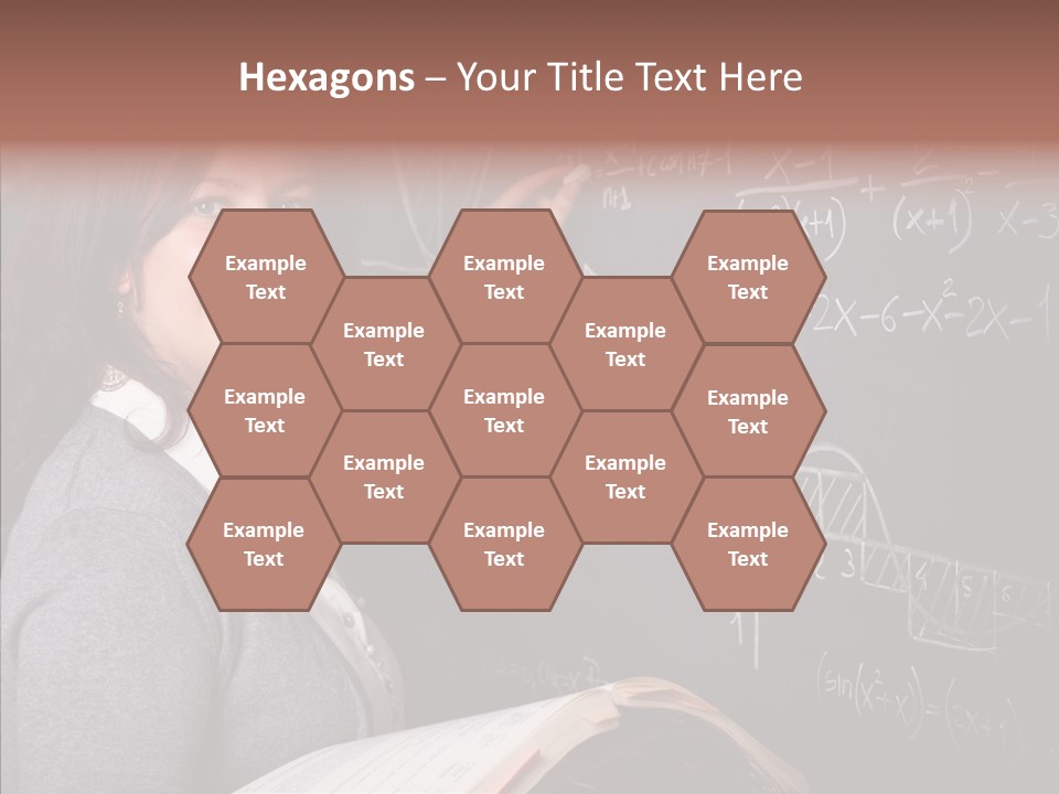 Worker Smile Teacher PowerPoint Template
