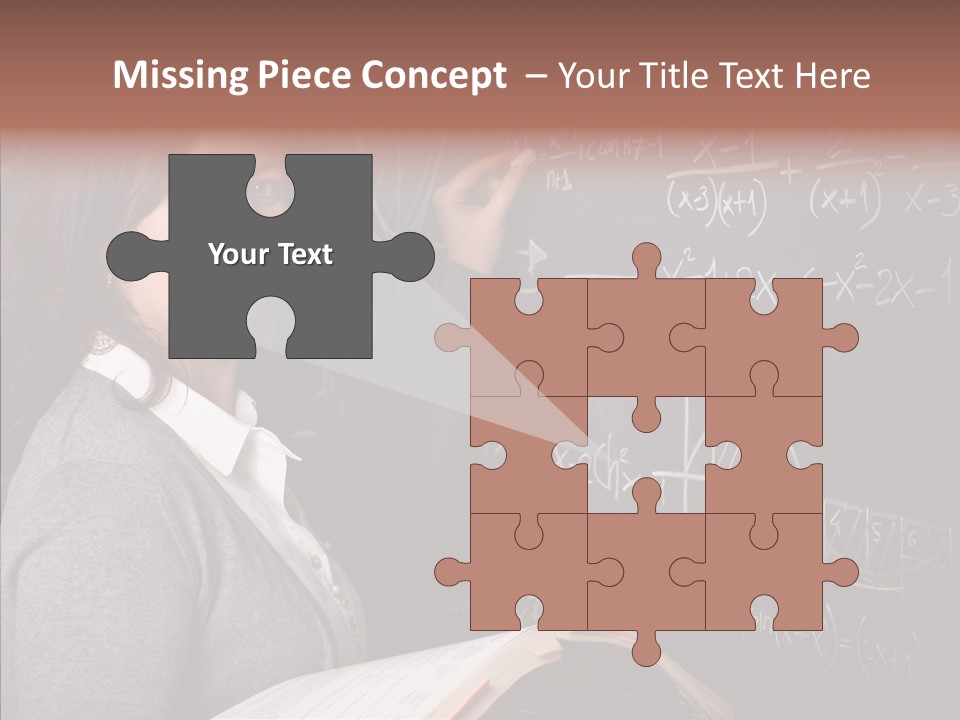 Worker Smile Teacher PowerPoint Template