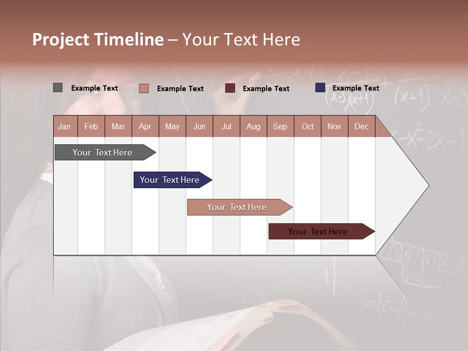 Worker Smile Teacher PowerPoint Template