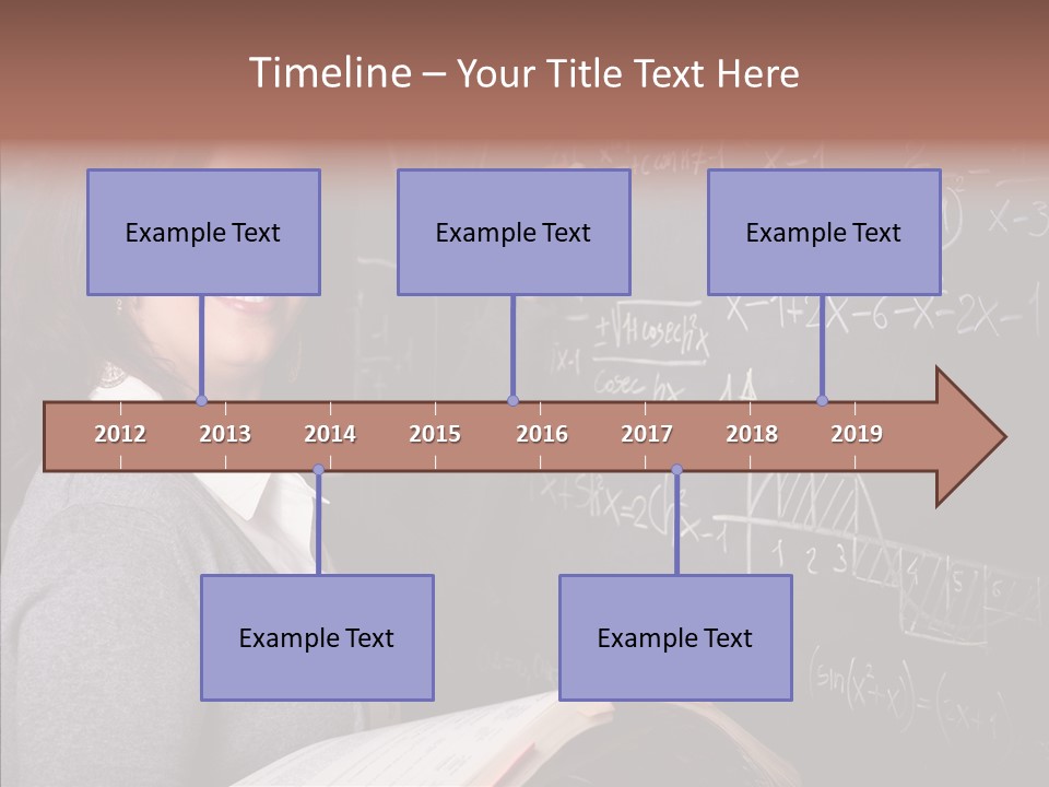 Worker Smile Teacher PowerPoint Template