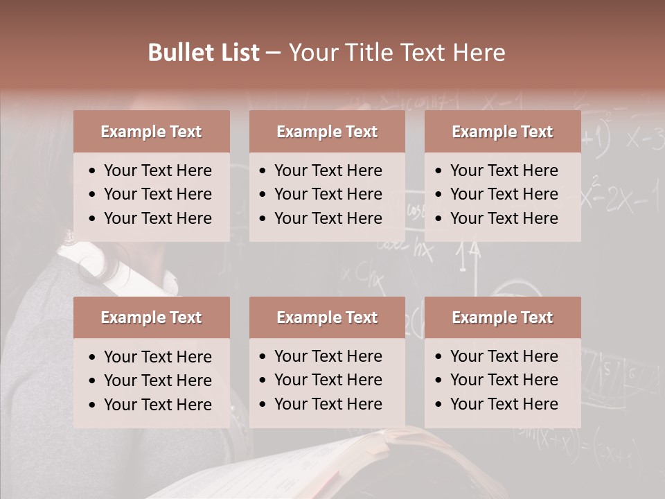 Worker Smile Teacher PowerPoint Template