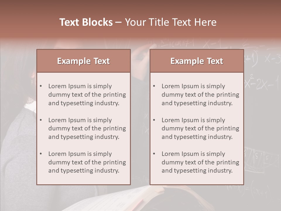 Worker Smile Teacher PowerPoint Template