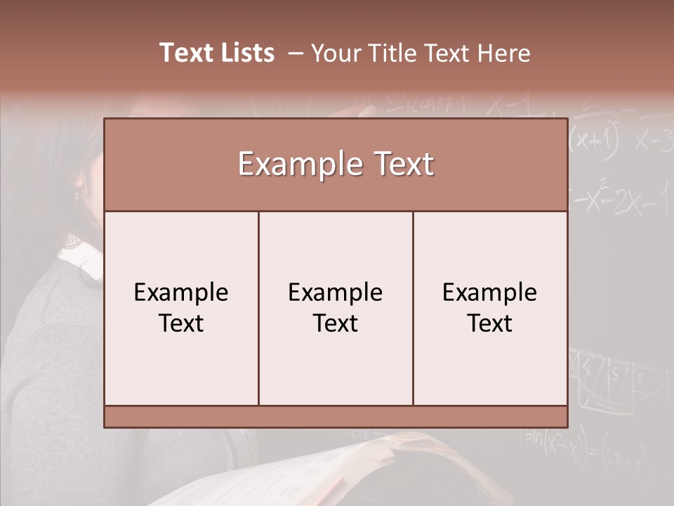 Worker Smile Teacher PowerPoint Template