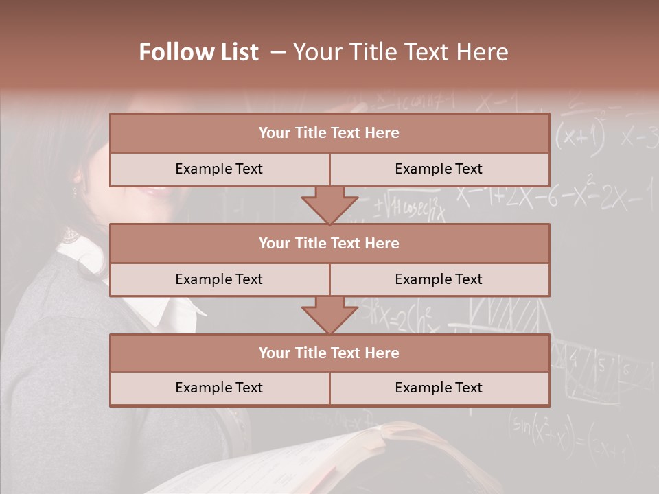 Worker Smile Teacher PowerPoint Template