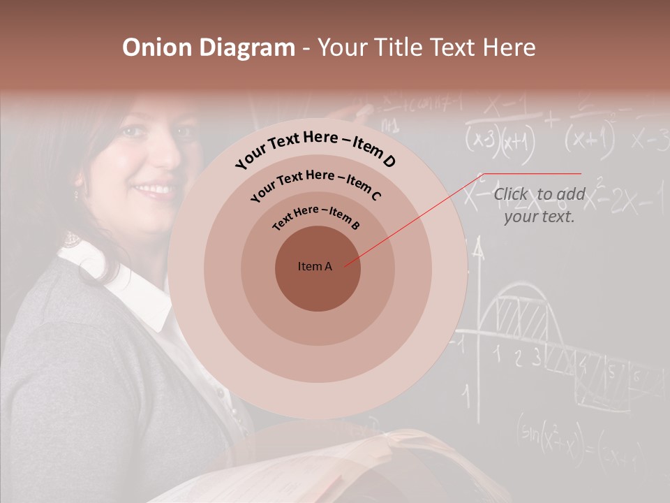 Worker Smile Teacher PowerPoint Template