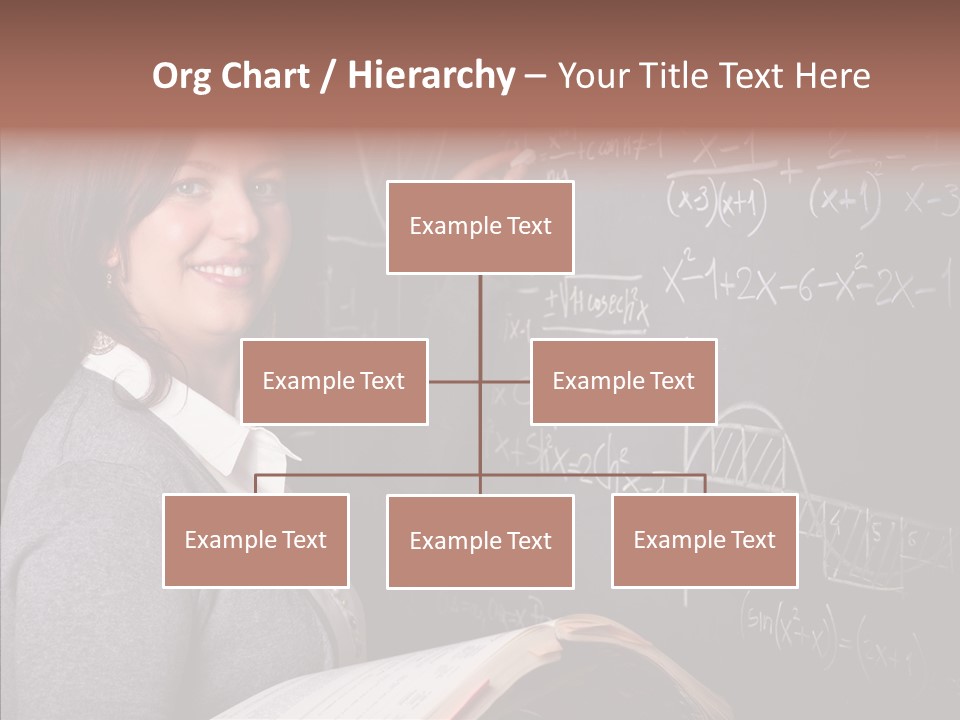 Worker Smile Teacher PowerPoint Template