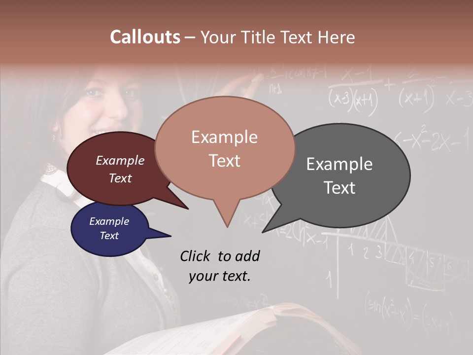 Worker Smile Teacher PowerPoint Template