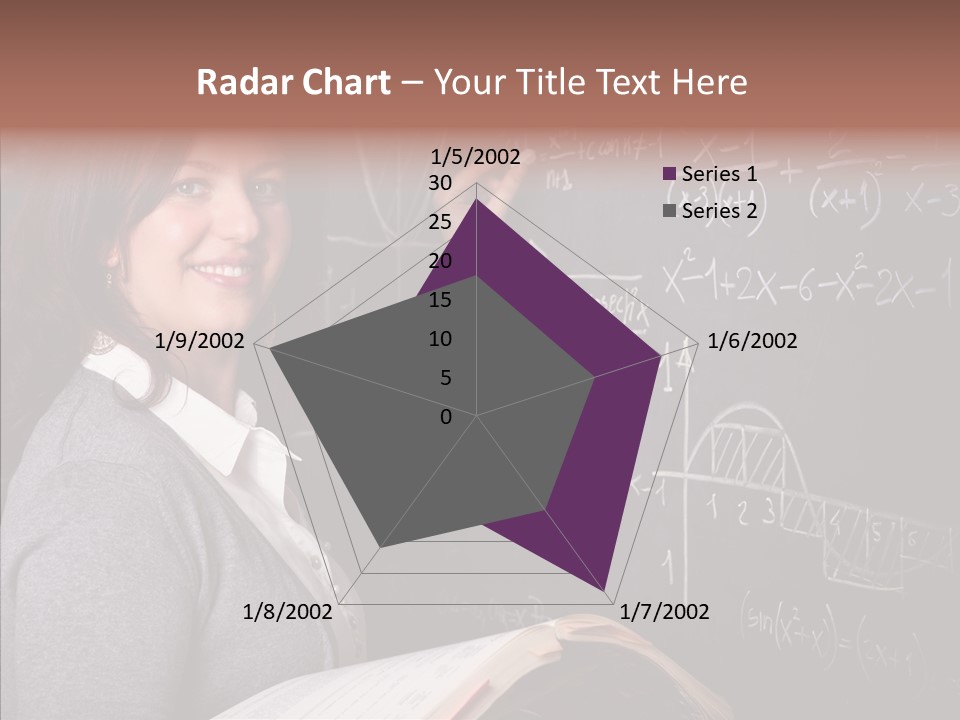 Worker Smile Teacher PowerPoint Template