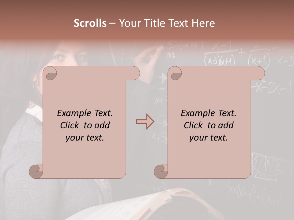Worker Smile Teacher PowerPoint Template