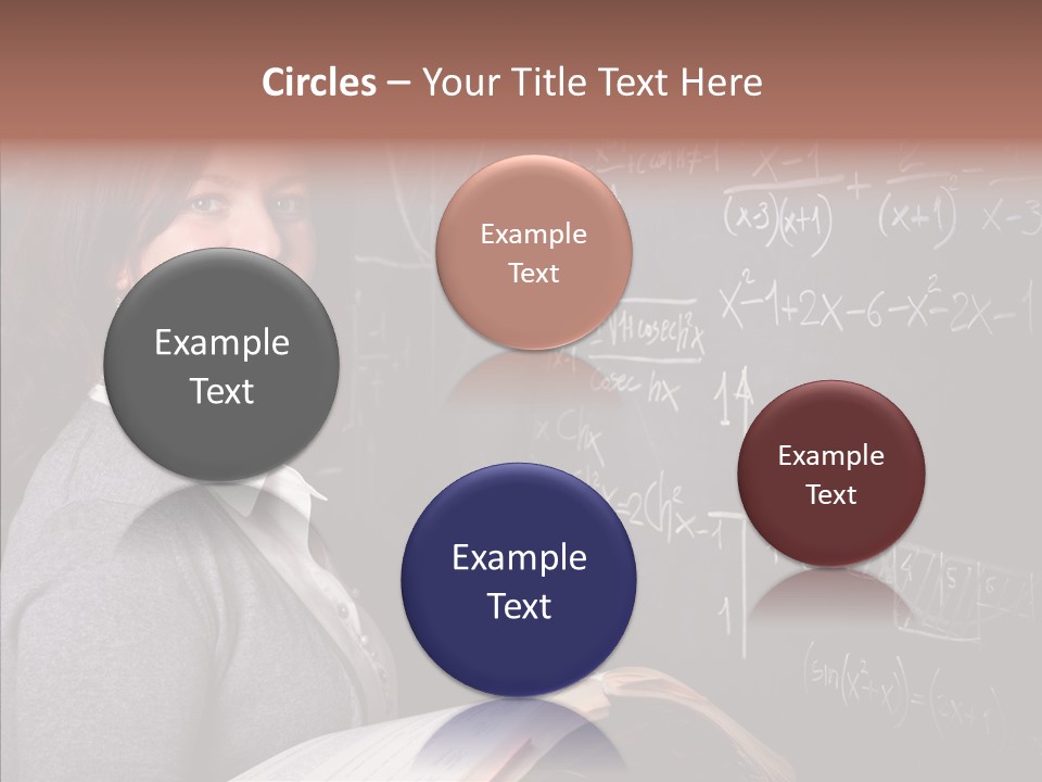 Worker Smile Teacher PowerPoint Template