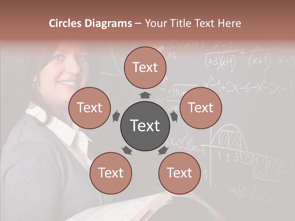 Worker Smile Teacher PowerPoint Template