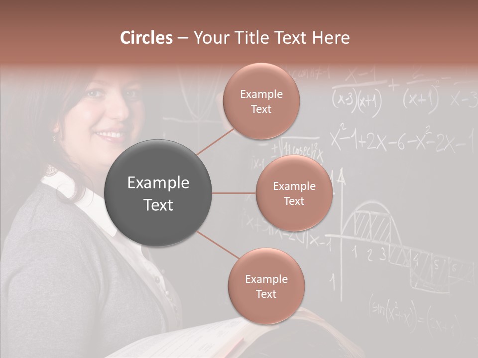 Worker Smile Teacher PowerPoint Template