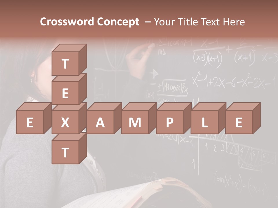 Worker Smile Teacher PowerPoint Template