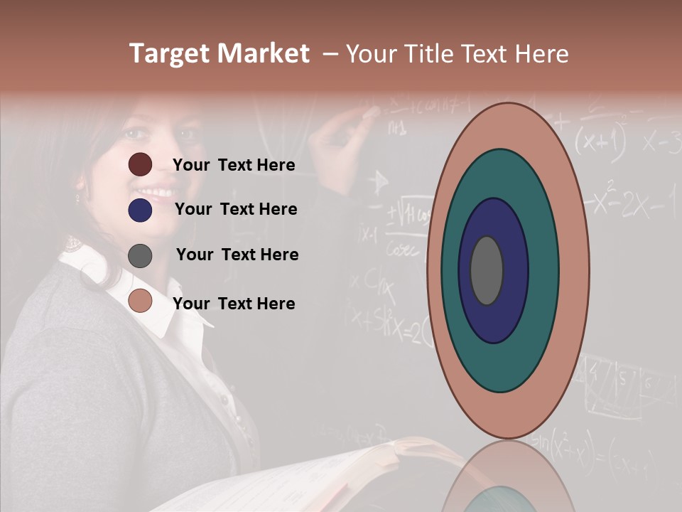 Worker Smile Teacher PowerPoint Template