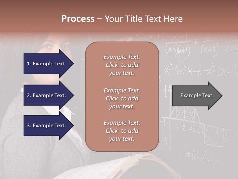 Worker Smile Teacher PowerPoint Template