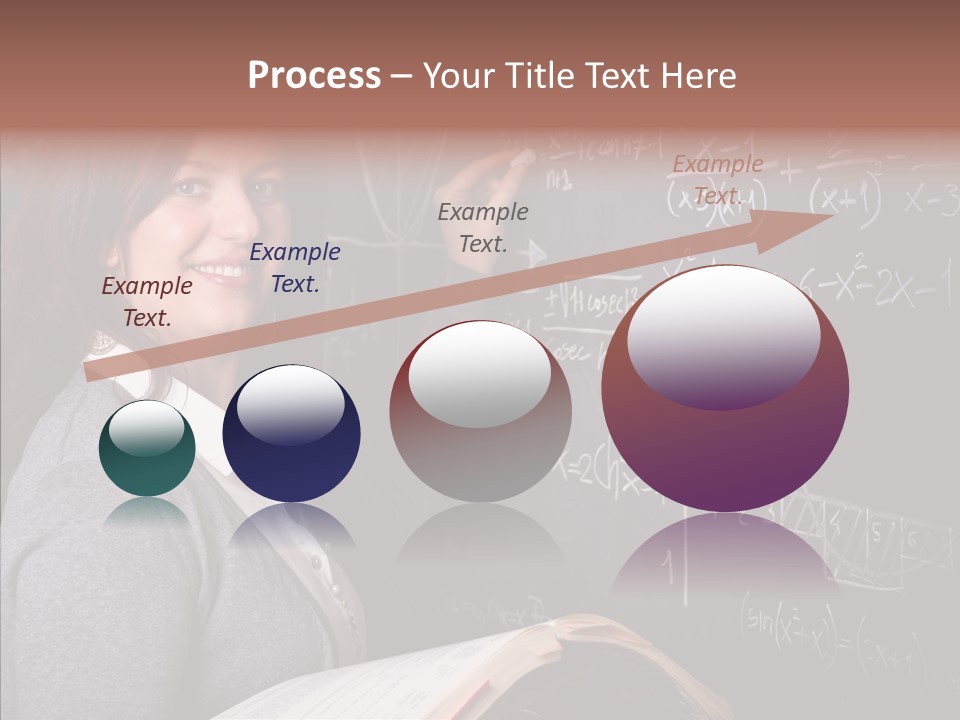 Worker Smile Teacher PowerPoint Template