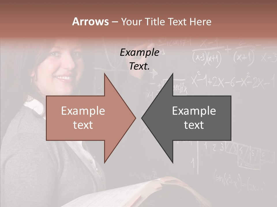 Worker Smile Teacher PowerPoint Template