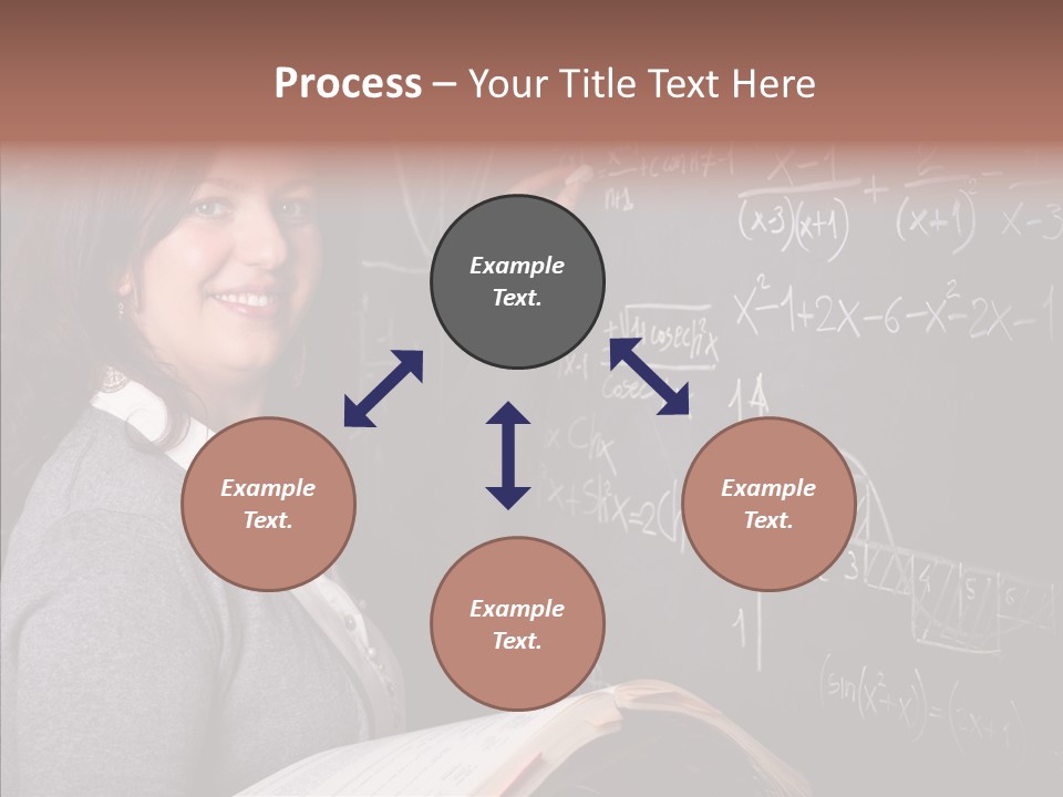 Worker Smile Teacher PowerPoint Template