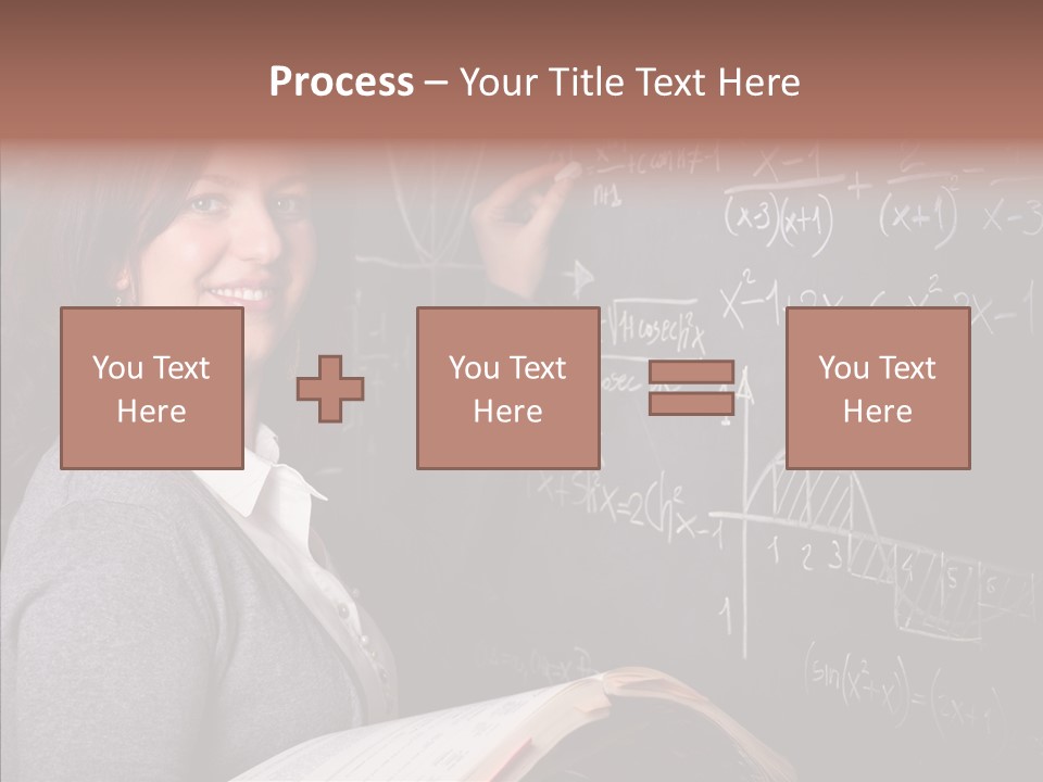 Worker Smile Teacher PowerPoint Template