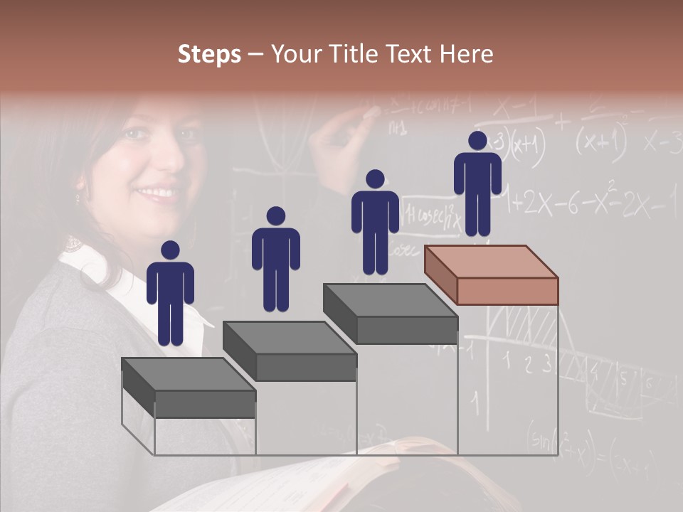 Worker Smile Teacher PowerPoint Template