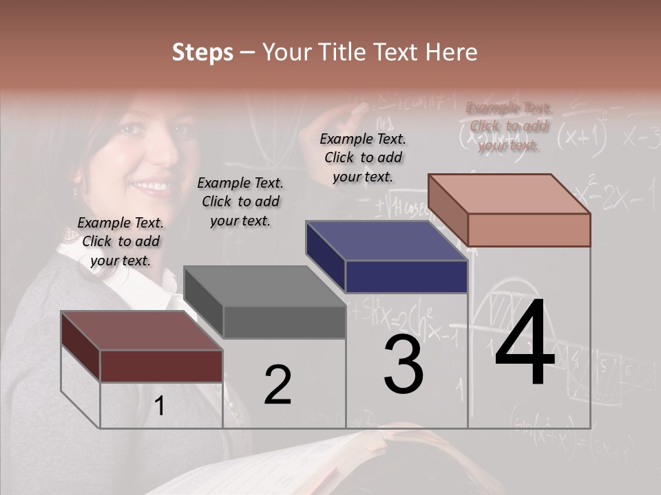 Worker Smile Teacher PowerPoint Template