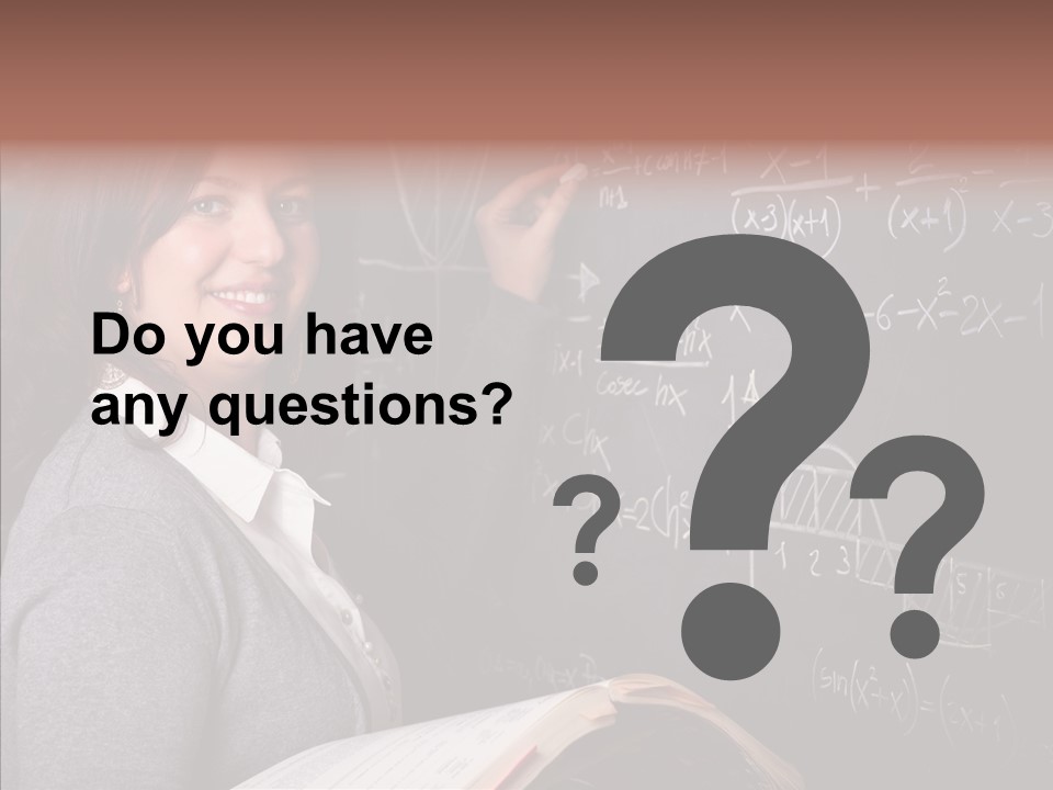 Worker Smile Teacher PowerPoint Template