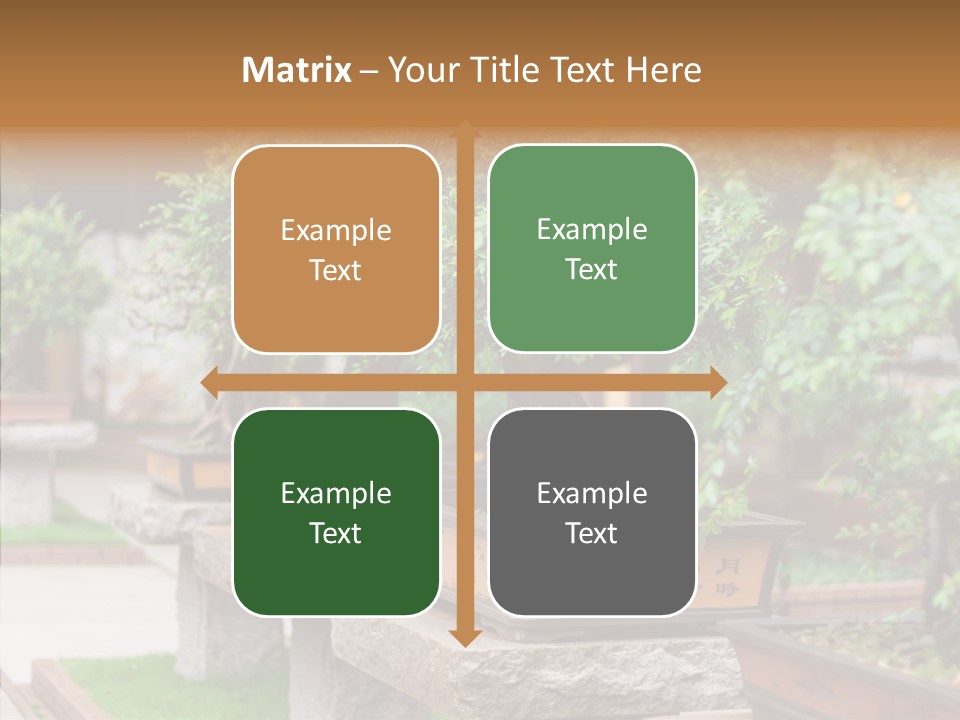 Garden Technique Japanese PowerPoint Template