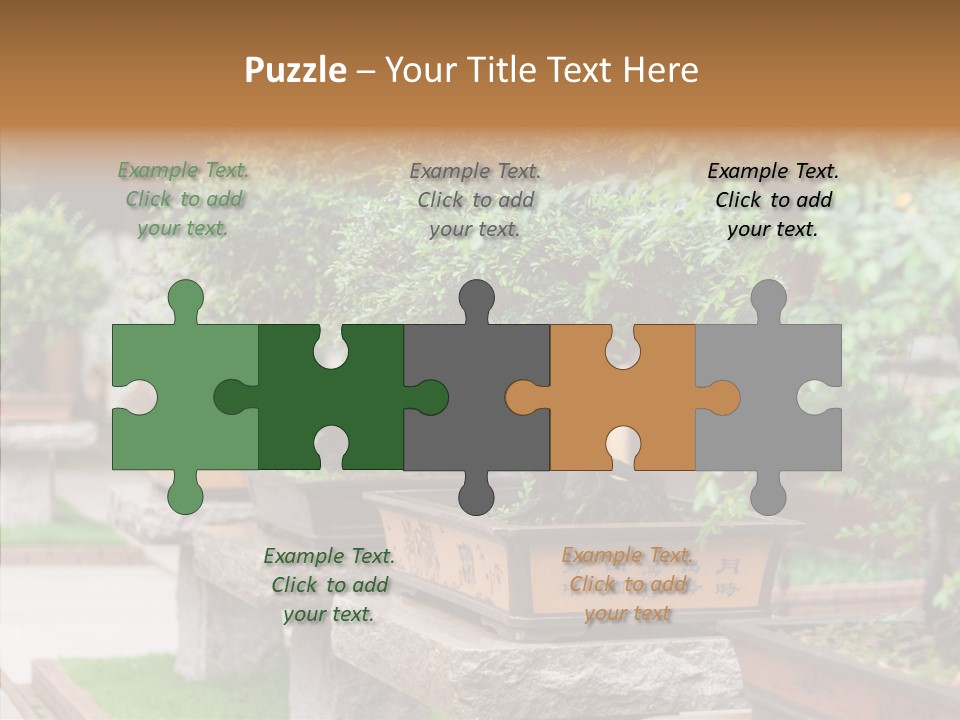 Garden Technique Japanese PowerPoint Template
