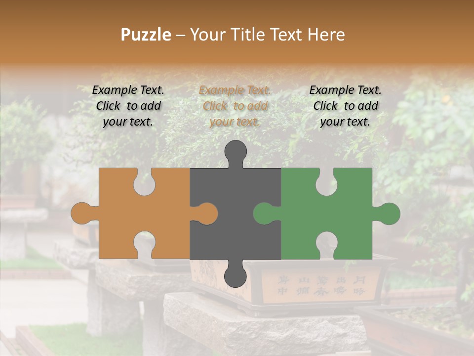 Garden Technique Japanese PowerPoint Template
