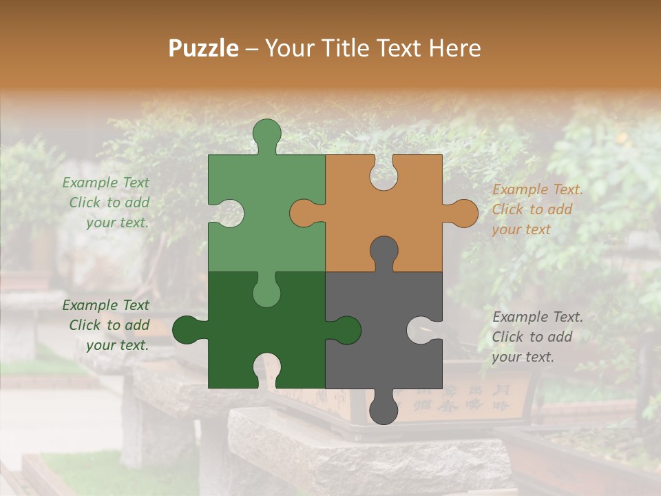 Garden Technique Japanese PowerPoint Template