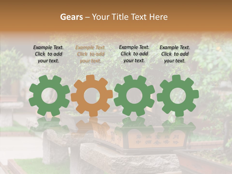 Garden Technique Japanese PowerPoint Template