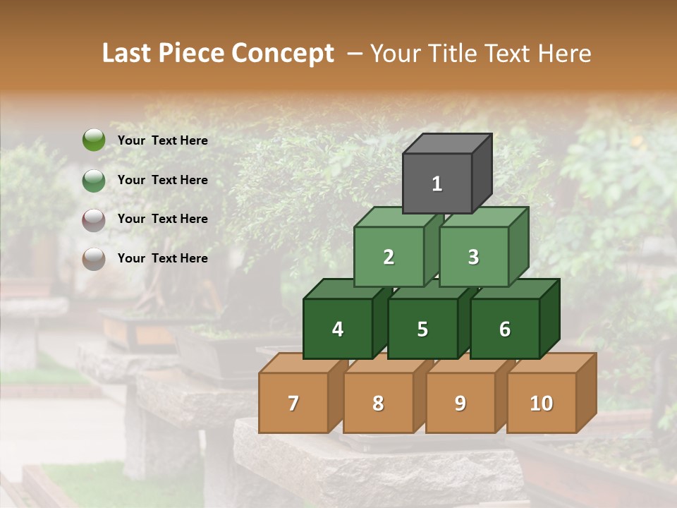 Garden Technique Japanese PowerPoint Template