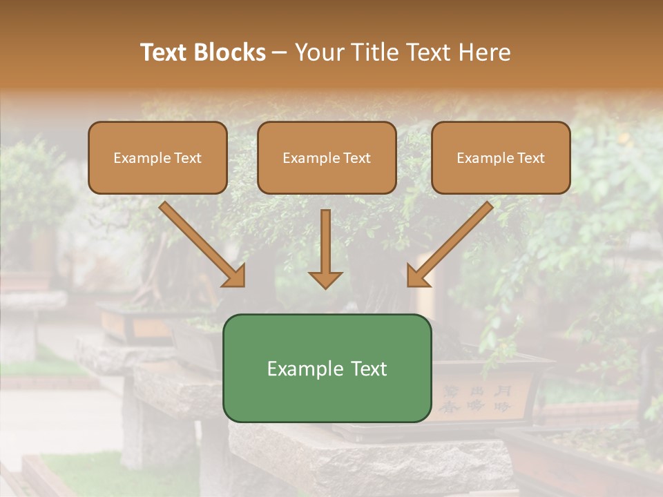Garden Technique Japanese PowerPoint Template