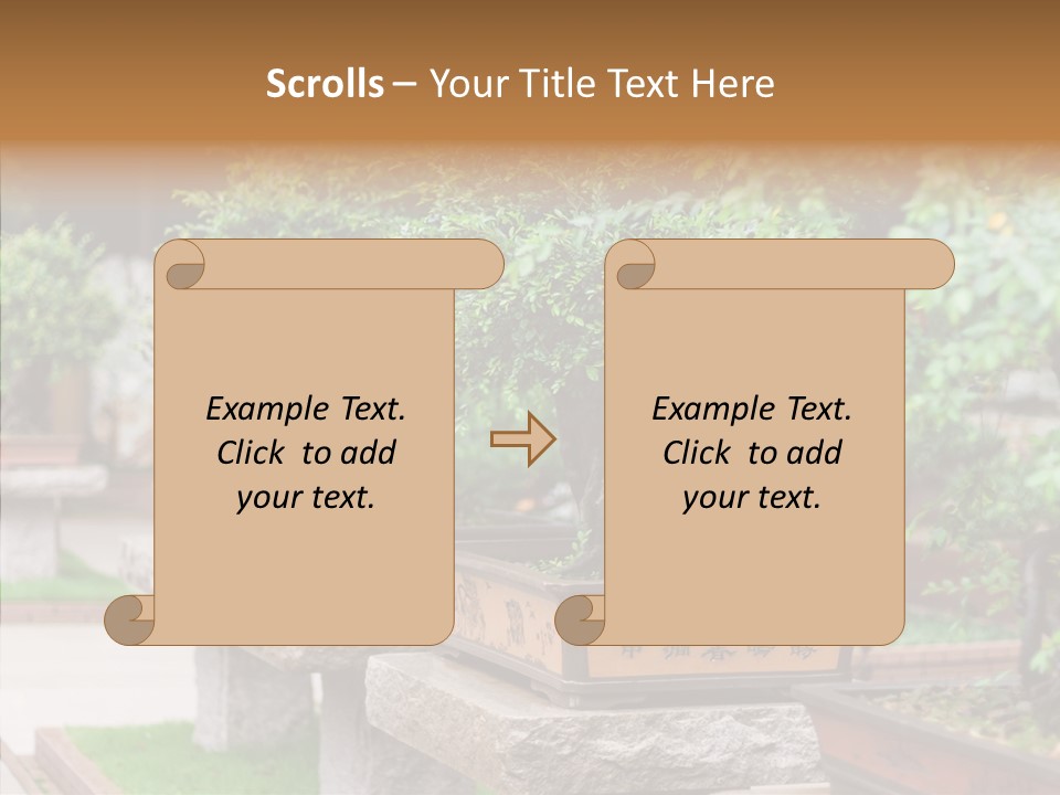 Garden Technique Japanese PowerPoint Template
