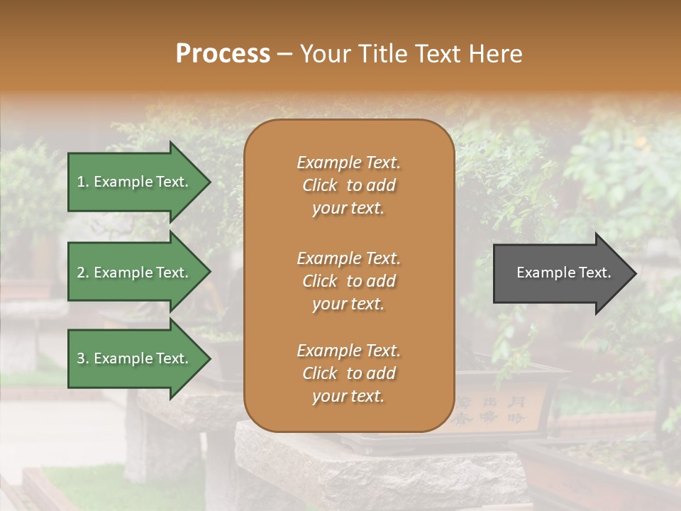 Garden Technique Japanese PowerPoint Template