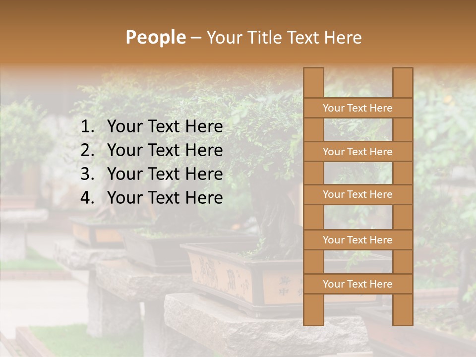 Garden Technique Japanese PowerPoint Template