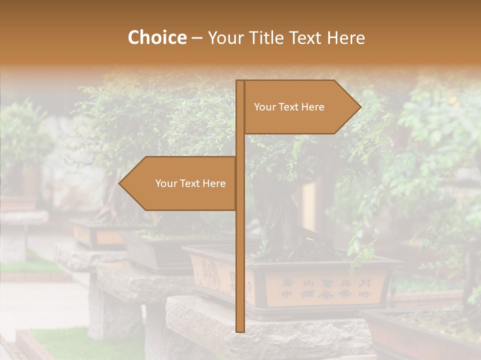 Garden Technique Japanese PowerPoint Template