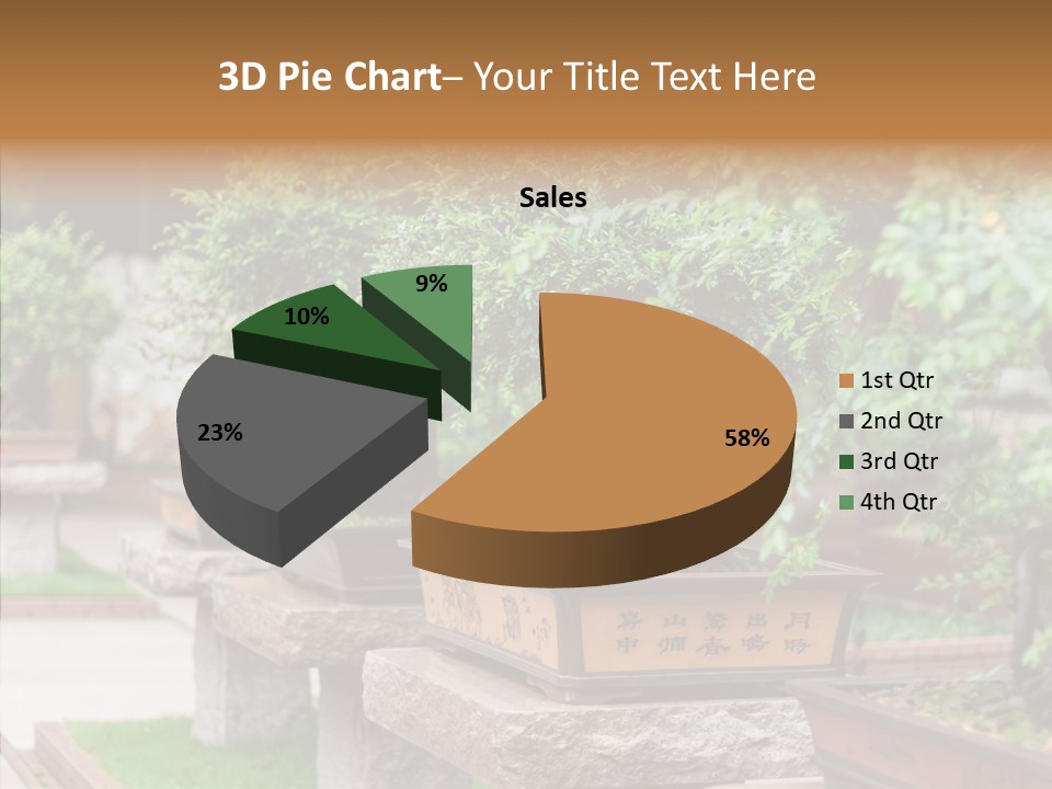 Garden Technique Japanese PowerPoint Template