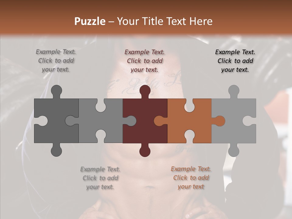 Power Bodybuilder Man PowerPoint Template