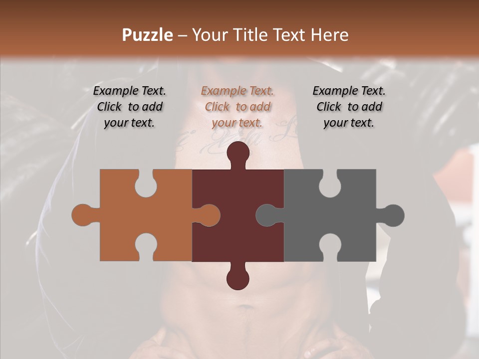 Power Bodybuilder Man PowerPoint Template