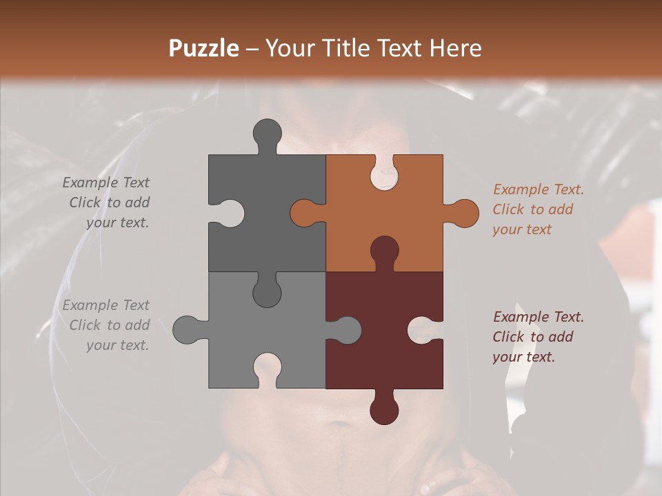 Power Bodybuilder Man PowerPoint Template