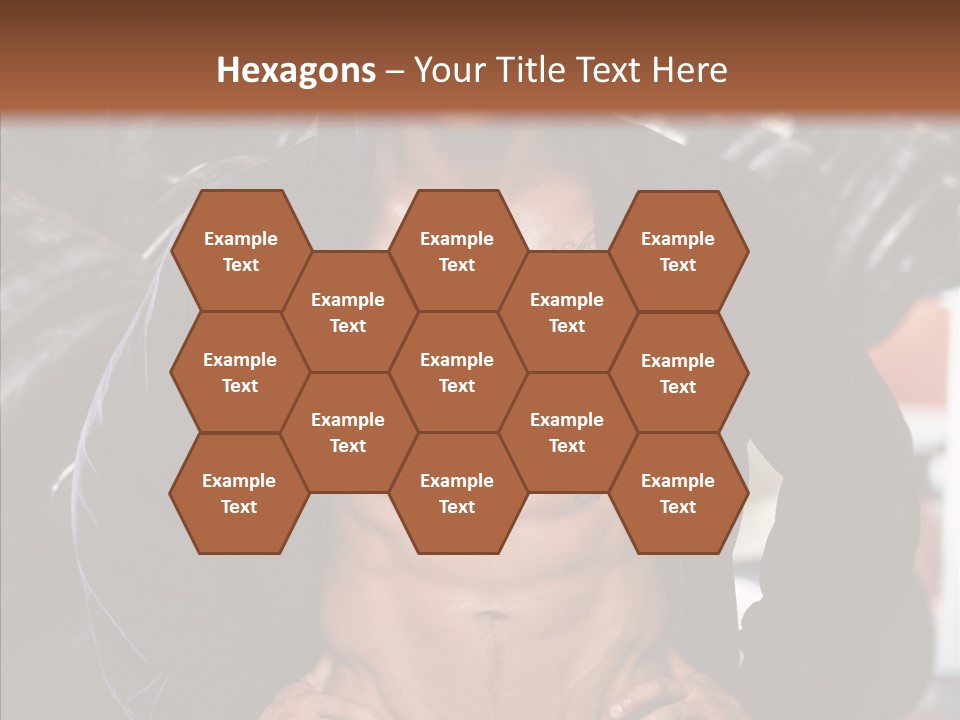 Power Bodybuilder Man PowerPoint Template