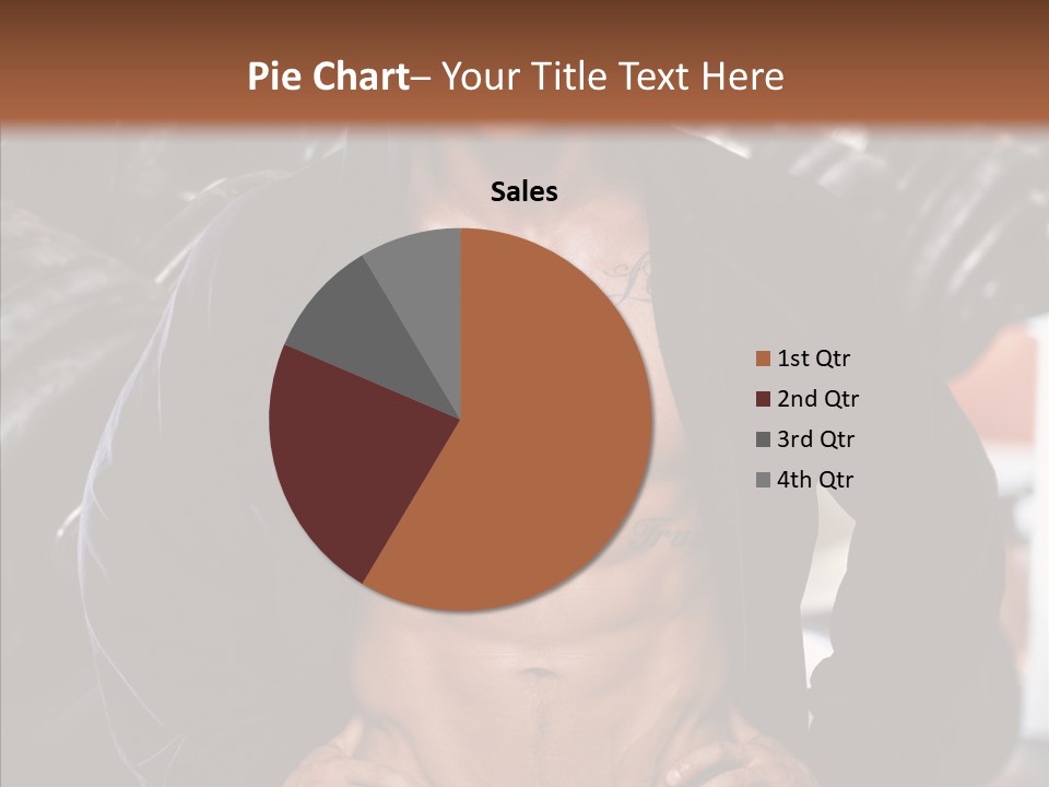 Power Bodybuilder Man PowerPoint Template