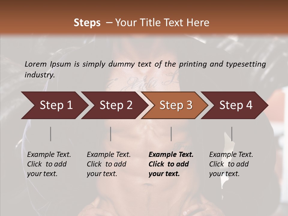 Power Bodybuilder Man PowerPoint Template