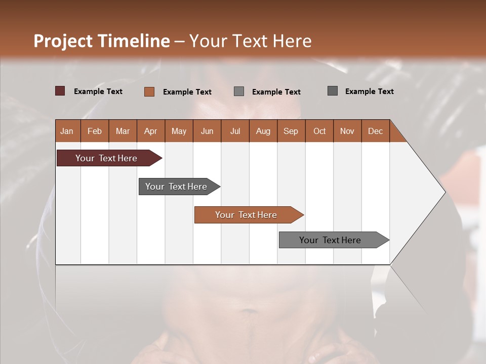 Power Bodybuilder Man PowerPoint Template