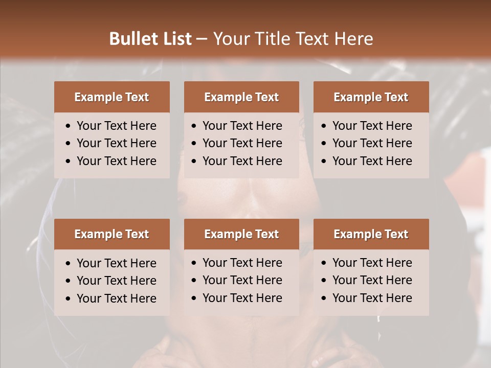 Power Bodybuilder Man PowerPoint Template