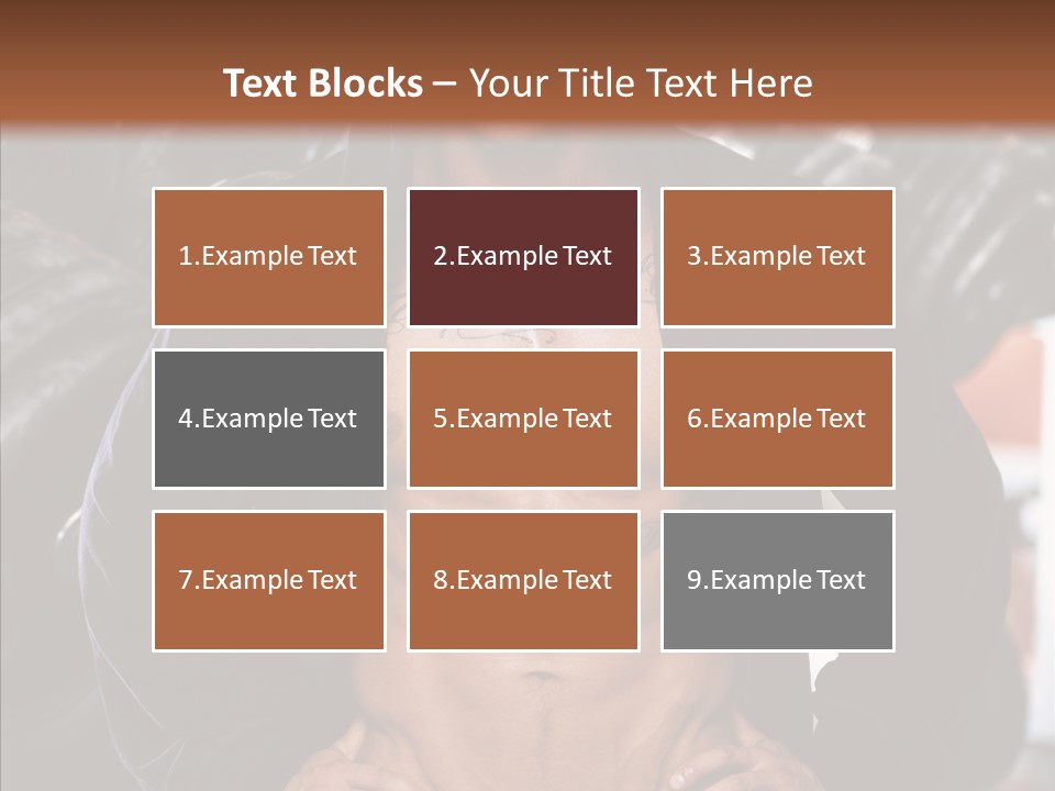 Power Bodybuilder Man PowerPoint Template