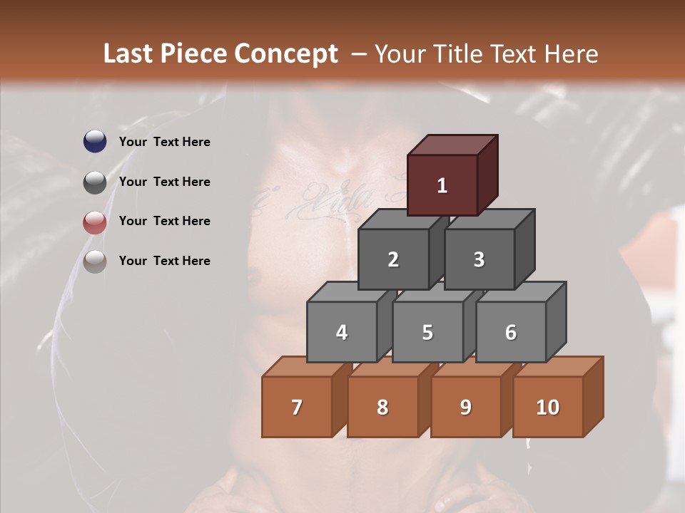 Power Bodybuilder Man PowerPoint Template