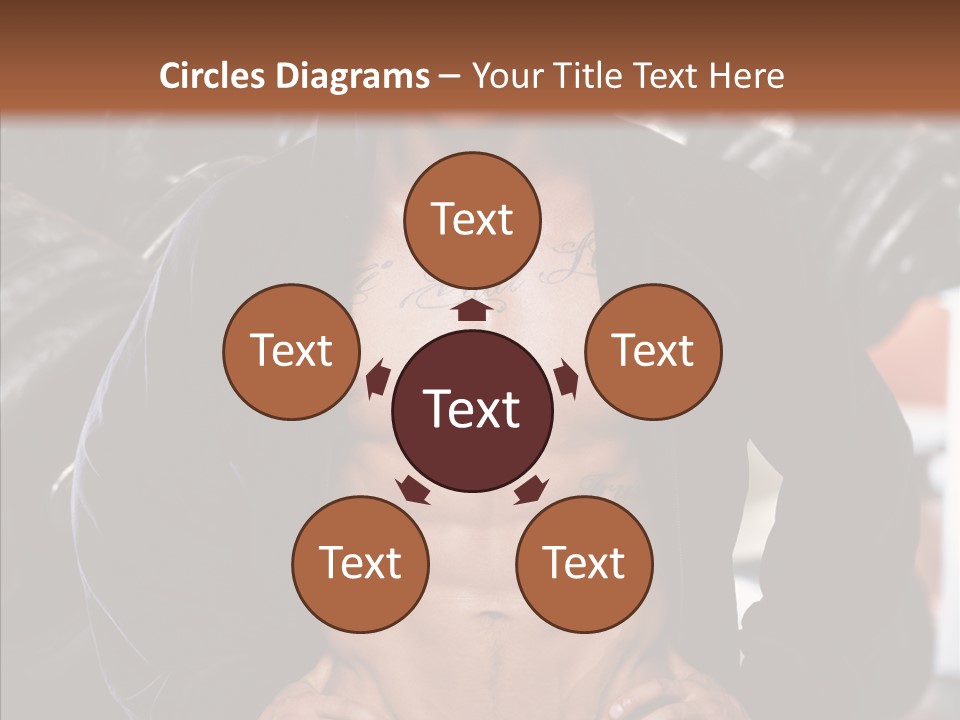 Power Bodybuilder Man PowerPoint Template